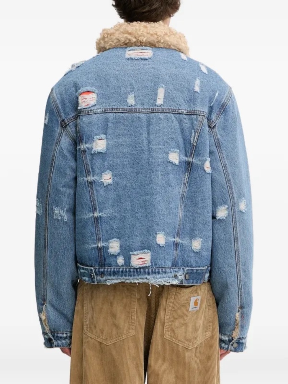 Daily Paper Faux Fur Reversible Jacket - Picture 3 of 9